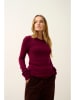 Just Cashmere Kasjmieren trui "Joyce" bordeaux