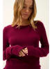 Just Cashmere Kaschmir-Pullover "Joyce" in Bordeaux