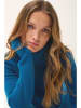 Just Cashmere Kaschmir-Rollkragenpullover "June" in Blau