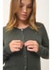Just Cashmere Kaszmirowy kardigan "Katharine" w kolorze ciemnozielonym