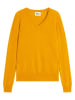 Just Cashmere Kasjmieren trui "Nora" geel