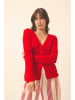 Just Cashmere Kaschmir-Cardigan "Norma" in Rot