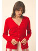 Just Cashmere Kaschmir-Cardigan "Norma" in Rot