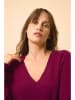 Just Cashmere Kasjmieren trui "Opal" bordeaux
