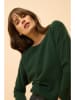 Just Cashmere Kasjmieren trui "Rebecca" donkergroen