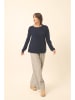 Just Cashmere Kasjmieren trui "Nethy" donkerblauw