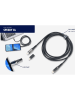 Troika Kabel USB-C w kolorze czarnym - dł. 200 cm