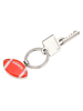 Troika Sleutelhanger "Footbal" oranje/zilverkleurig - (L)6,2 cm