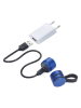Troika Ledzaklamp blauw - (L)3,6 cm
