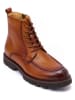 British Passport Leder-Boots in Hellbraun
