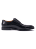 British Passport Leren monkstraps zwart