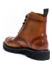 British Passport Leder-Boots in Hellbraun