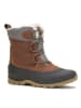 Kamik Leder-Winterstiefel "Snowgemlo" in Braun