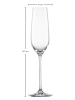 Schott Zwiesel 4er-Set: Sektgläser "Fortissimo" - 240 ml