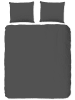 Hip Komplet pościeli satynowej w kolorze szarym