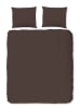 Hip Satijnen beddengoedset bruin