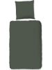 Hip Satijnen beddengoedset groen