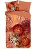 Hip Komplet pościeli satynowej "Anakin" w kolorze czerwono-pomarańczowym