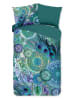 Hip Satijnen beddengoedset "Kari" groen/blauw