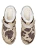 C'M Hausschuhe in Creme/ Braun