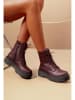 C'M Enkelboots bordeaux