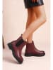Foreverfolie Chelsea-Boots in Bordeaux