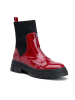 Foreverfolie Boots in Rot/ Schwarz