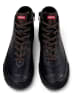Camper Leder-Boots in Schwarz