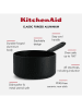 KitchenAid Stielkasserolle "Classic Forged" in Schwarz - Ø 20 cm