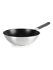 KitchenAid Wok "Classic" in Silber - Ø 28 cm