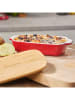 KitchenAid 2tlg. Set: Auflaufform in Rot - 1,9 l