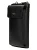 Wojas Leder-Handytasche in Schwarz - (B)10 x (H)19 x (T)4 cm