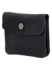 HIDE & STITCHES Leder-Schlüsseltasche "Earth" in Schwarz - (B)10 x (H)7 x (T)1 cm