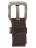 HIDE & STITCHES Leder-Gürtel in Braun
