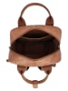 HIDE & STITCHES Leder-Rucksack "Paint Rock" in Cognac - (B)21,5 x (H)29,5 x (T)10 cm