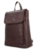 HIDE & STITCHES Leder-Rucksack "Inspired by Country" in Dunkelbraun - (B)25 x (H)30 x (T)11 cm