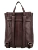 HIDE & STITCHES Leder-Rucksack "Inspired by Country" in Dunkelbraun - (B)25 x (H)30 x (T)11 cm