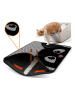 Paws&Whiskers Katzenstreumatte in Schwarz - (L)45 x (B)60 cm