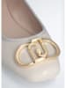 Liu Jo Leren ballerina's "Dafne" crème