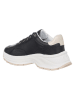 Liu Jo Leder-Sneakers in Schwarz