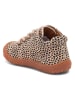 bisgaard Leren barefootschoenen "Hale" beige/zwart