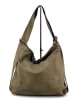 Amara Leder-Shopper "Futura" in Taupe - (B)44 x (H)36 x (T)6 cm