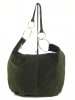 Amara Leren shopper "Rosita" groen - (B)46 x (H)35 x (D)7 cm