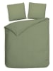 Heckett Lane Komplet pościeli satynowej "Banda" w kolorze zielonym