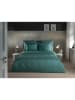 Heckett Lane Komplet pościeli satynowej "Banda" w kolorze zielonym