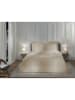Heckett Lane Satin-Bettwäsche-Set "Diamante" in Beige