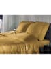 Heckett Lane Satin-Bettwäsche-Set "Diamante" in Gold
