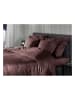 Heckett Lane Komplet pościeli satynowej "Diamante" w kolorze brązowym