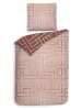 HNL Twill-Bettwäsche-Set "Roja" in Braun