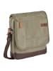 Camel Active Umhängetasche "Air Flap" in Grün - (B)30 x (H)26,5 x (T)7 cm
